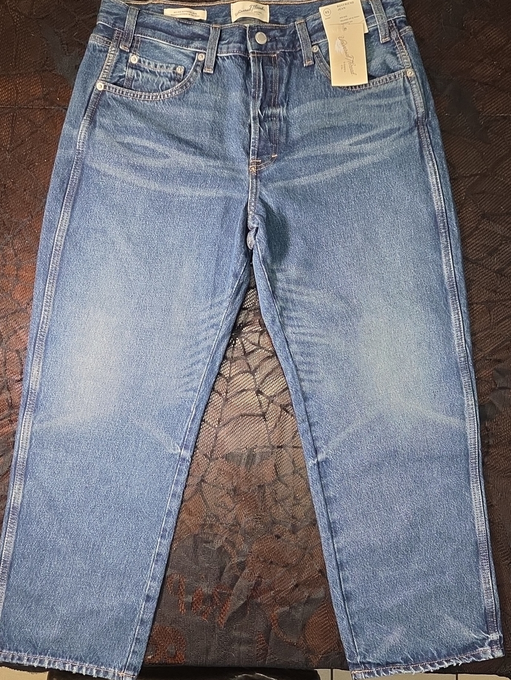 Universal Thread Women's Mid-Rise Boyfriend Jeans Medium Wash - Size 8S
